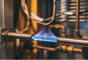 Blue flame burner