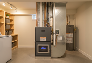 Clean modern furnace
